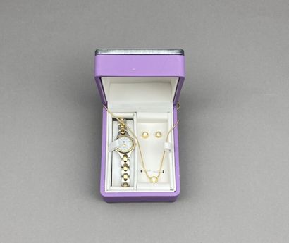 LIP

Lot including:

- A lady's wristwatch...