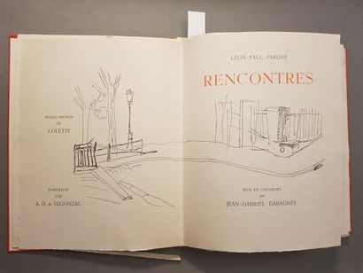 DUNOYER de SEGONZAC & DARAGNÈS & FARGUE (Léon-Paul)....