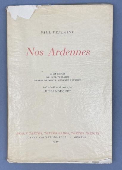 VERLAINE (Paul). Our Ardennes. Eight drawings...