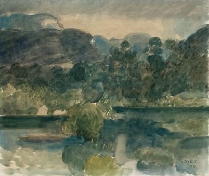 Dominique MAYET (1925-2004)

Boat on a lake...