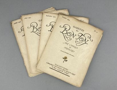 
Gazette du Bon Ton, four issues from July...
