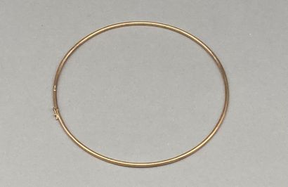 Rigid torque necklace in 14 K gold.

Weight...
