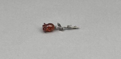 Lot including: 

- Necklace rigid silver...