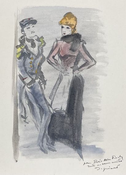 André DIGNIMONT (1891-1965)

Couple talking

Ink,...