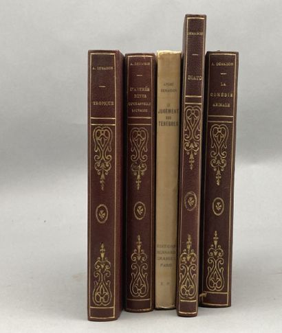 DEMAISON (André). Set of 5 volumes: - Tropique....