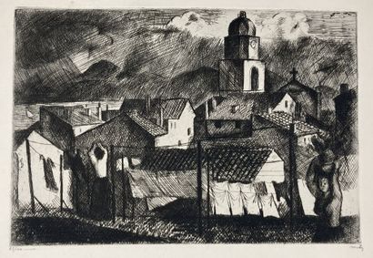 Lot including : 

- Laszlo BARTA (1902-1961)

The...