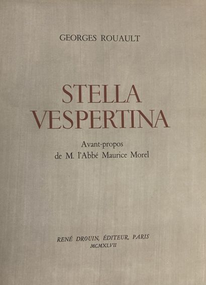 ROUAULT (Georges). Stella Vespertina, foreword...