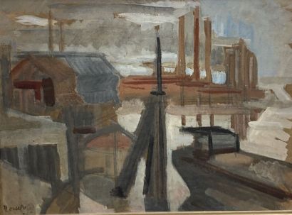 French school of the 20th century

Shipyard

Pencil...