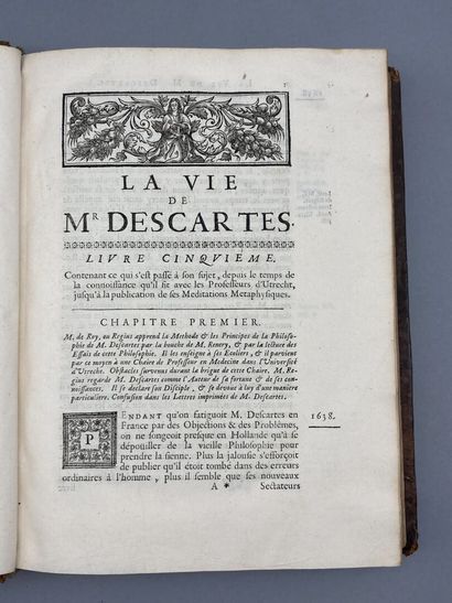 [BAILLET (Adrien)]. The life of Mr. Descartes....