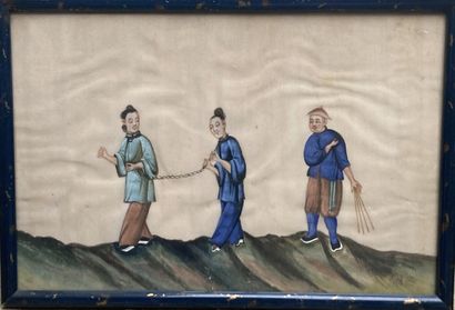 Chinese supplications

Pair of framed paintings...