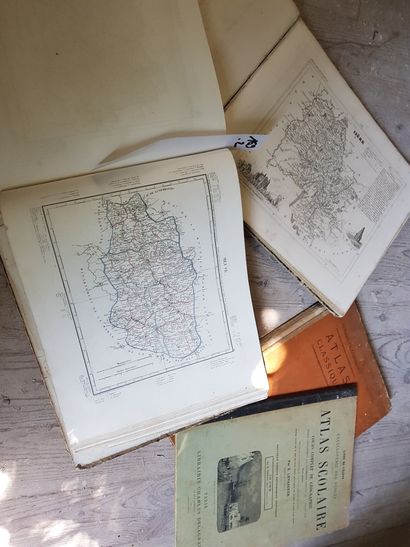 Réunion d'Atlas comprenant: Atlas géographique...