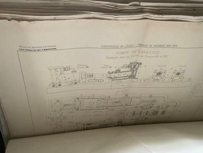 ECOLE CENTRALE DES ARTS ET MANUFACTURE. 
Planches...
