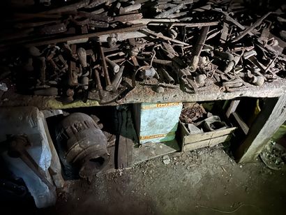 Établi en bois massif