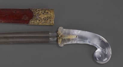 Mughal-handled dagger with Chinese mounts....