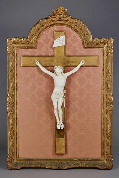 *Finely carved and partially openworked ivory...
