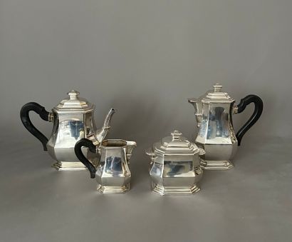 Silver tea and coffee set including coffee...