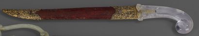 Mughal-handled dagger with Chinese mounts....