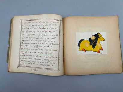 A. DENSHIN.
Jouets de Viatka en argile.
Moscou,...