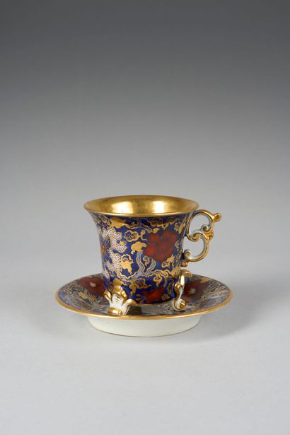 POPOV MANUFACTURE. A porcelain CUP and MUG...