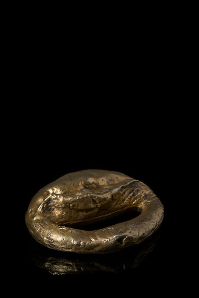 HOUSE SAZIKOV. Gilt silver TIMBER BOX (800°/°°...
