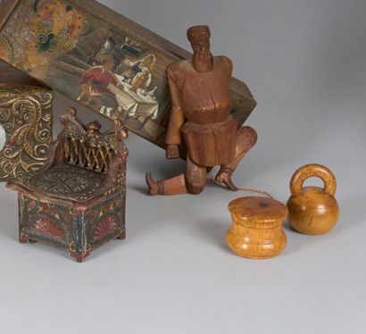 Set consisting of a rectangular, partially...