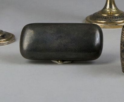 MAISON KLINGERT. CIGARETTE CASE in silver...