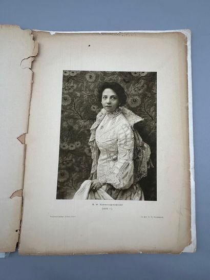 [Vera F. Komissarjevskaya (1864-1910), danseuse...