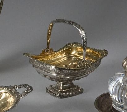 Silver CORBEILLE (800°/°°minimum), titled...