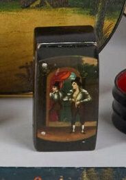 VISHNYAKOV MANUFACTURE. 
Rectangular lacquered...