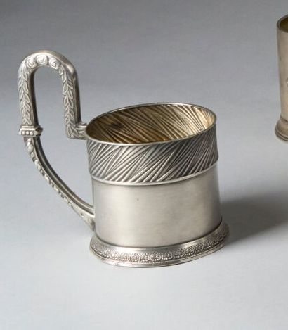 Silver (800°/°°minimum) TEA GLASS HOLDER,...