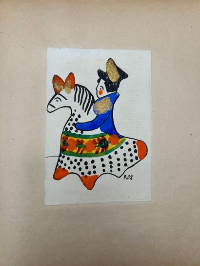 A. DENSHIN.
Jouets de Viatka en argile.
Moscou,...