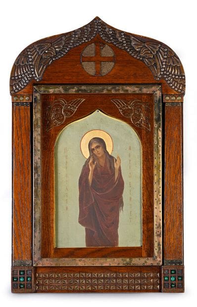 ICON of Saint Reverend Mary of Egypt. Oil...