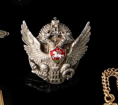 INSIGNE de l'école de cavalerie d'Elizavetgrad...