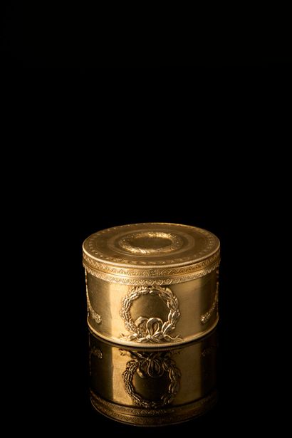 MAISON NICHOLS & PLINKE. 
Gilt silver (800°/°°...