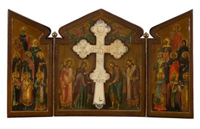 TRIPTYQUE de l'Exaltation de la Vraie Croix...