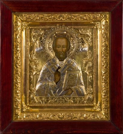 ICON of Saint Nicholas the Thaumaturgist....