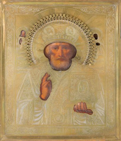 ICON of Saint Nicholas the Thaumaturgist,...