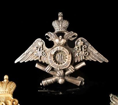 INSIGNE de l'école d'artillerie du grand-duc...