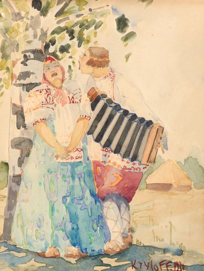 Boris Petrovitch KRILOV (1891-1977).
Paysan...