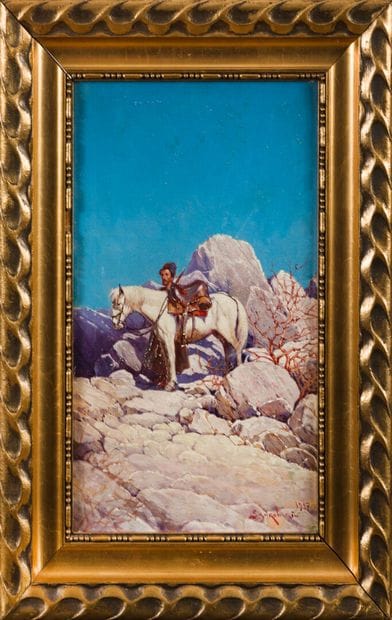 Ilya Nicolaïévitch ZANKOVSKY (1832-1919).
Cavalier...