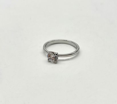 SWAROVSKI.
Bague solitaire, modèle 