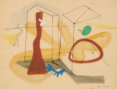 Gaston-Louis ROUX (1904-1988)
Abstraction,...