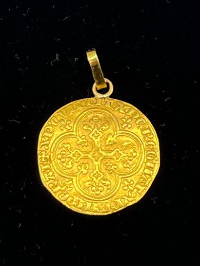 Pendentif en or 18 K (750 °/°°) composé d'un...