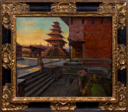 Attributed to Antoine DRUET (1857-1921)
Bhaktapur,...