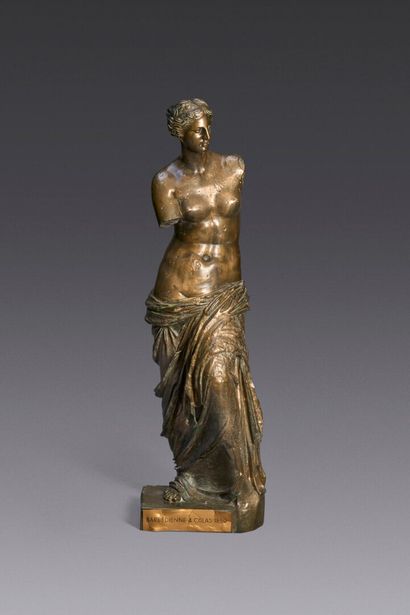 From the antique
Venus de Milo
Bronze sculpture...