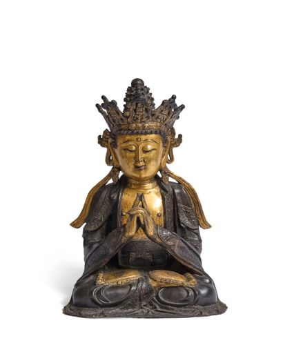 Vairochana Buddha. Ming dynasty, 17th century....
