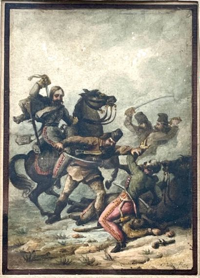 Attributed to John MARTIN (1789-1854)
Battle...