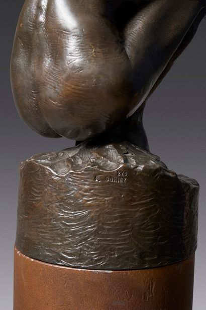 Irénée DURIEZ (born 1950)
Seated nude woman
Sculpture...