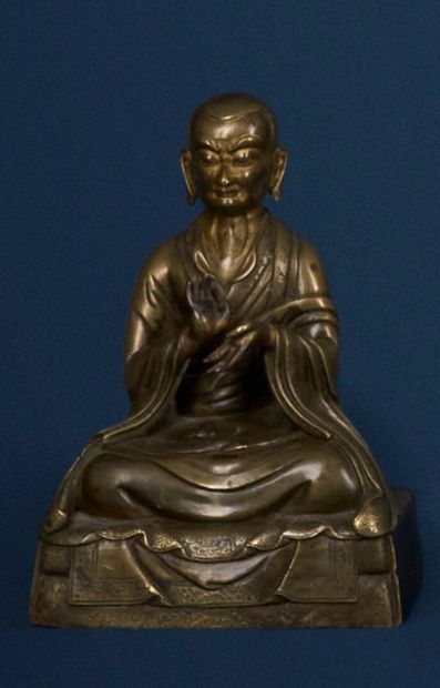Arhat Gopaka ? Tibet, 18th century. 
Copper...