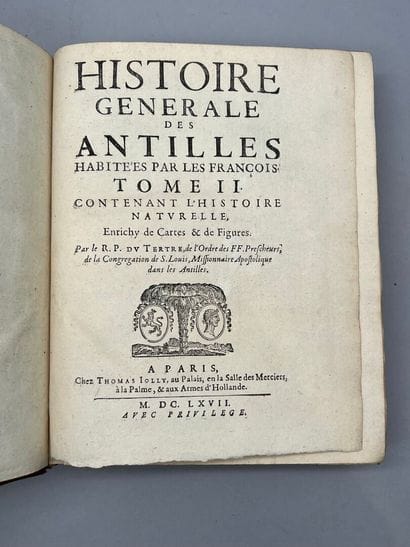 Antilles - DU TERTRE (R. P. Jean-Baptiste)....